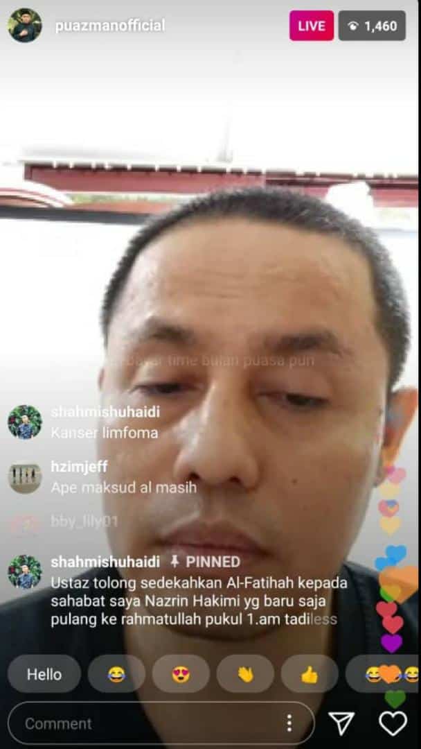 Kawan Derita Kanser Kini Bertemu Ilahi, Pemuda Kenang Pemergian Di Bulan Mulia