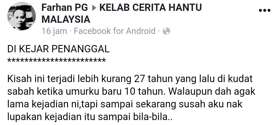 Lelaki Panik Keluarga Dikejar Penanggal, Rupanya ‘Ikan Tongkol’ Menjadi Punca..