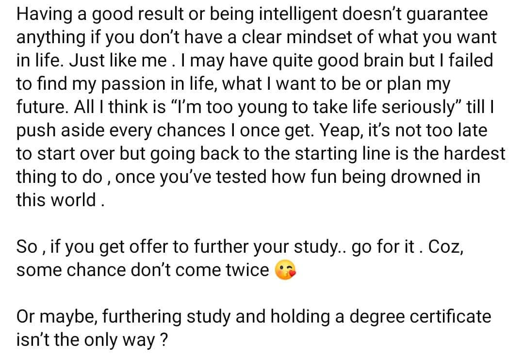 Dulu Pandai Sampai Jadi Student Popular, Kini Tergamam Kenangkan Masa Depan..
