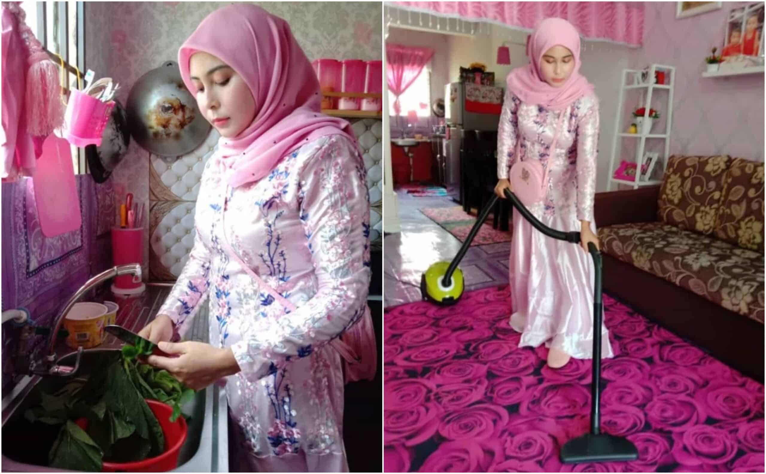 [FOTO] Sahut Seruan Berhias Di Rumah, Ragam Ibu 2 Anak Ini Memang Vogue Habis