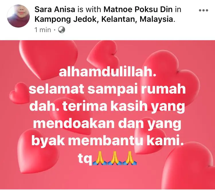 Nekad Jalan Kaki Balik Kelantan, Bini Kantoi Dapat Tahu Lepas Tengok Live Video