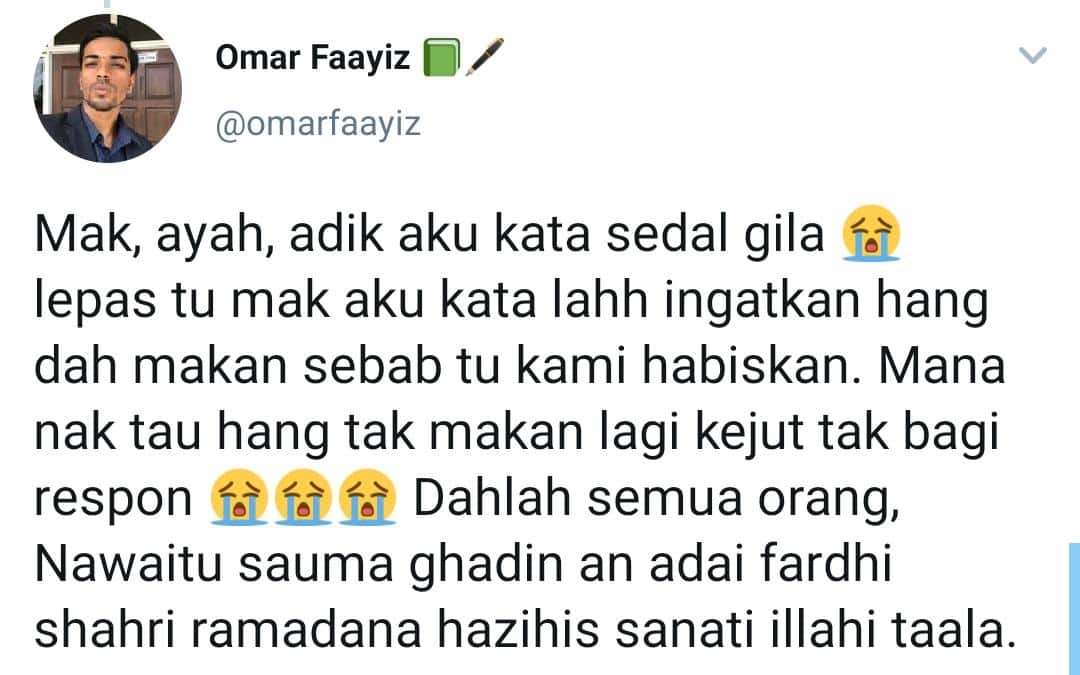 Kemain Nak Prank Emak, Sekali ‘Terciduk’ Dapat Karma Terlepas Sahur Nasi Goreng
