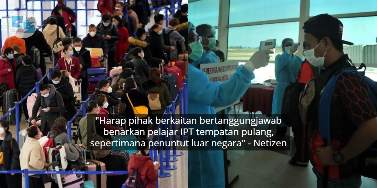 Student Overseas Selamat Pulang, Netizen Harap Pelajar Tempatan Tak Dilupakan