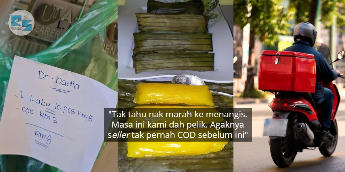 Cuma Order Kuih Kampung, Terus Terkejut Beruk Bila Kena Bayar COD Dekat RM100