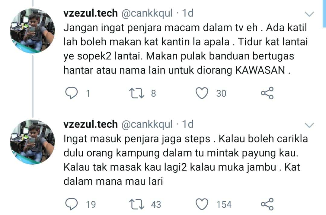 Derita Dipenjara Ingkar PKP, Pemuda Bongkar Hakikat Ngeri Meringkuk Dalam Lokap