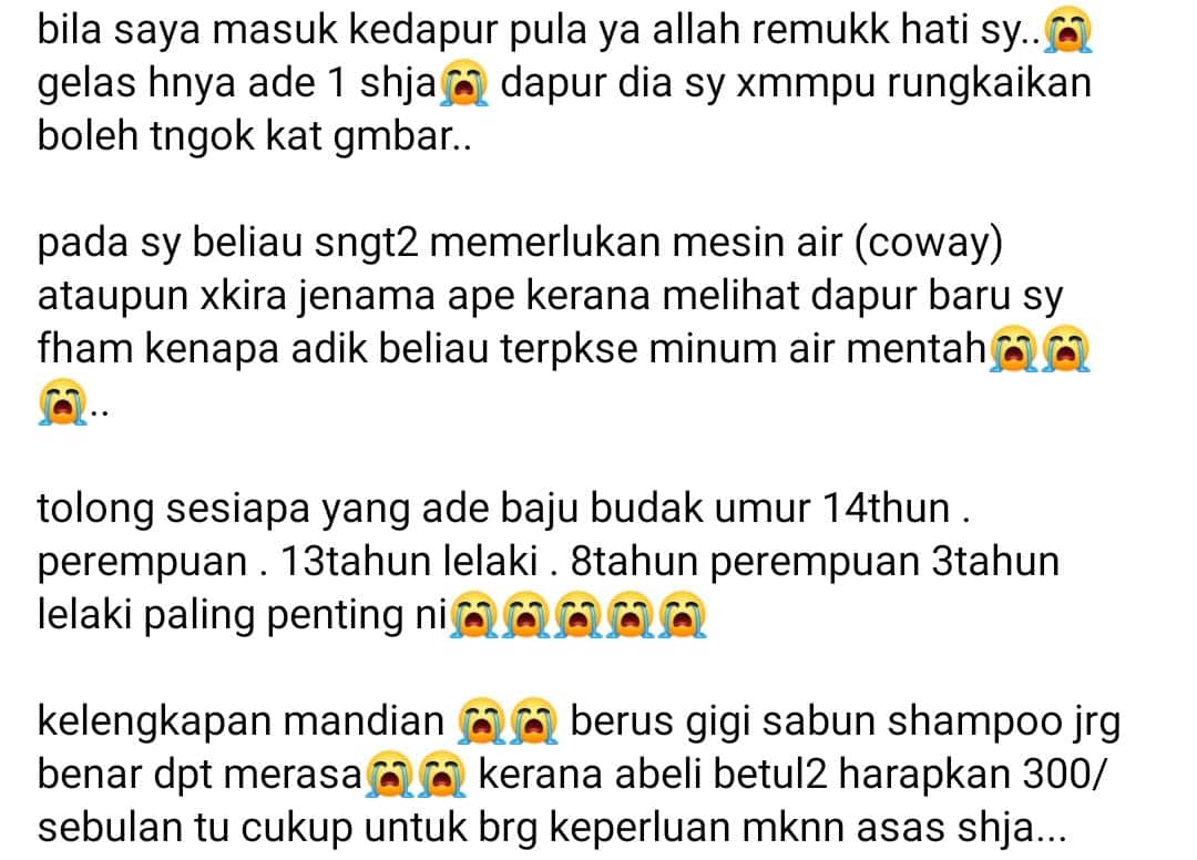 Ibu Larikan Diri, 5 Beradik Terpaksa Jadi Ketua Keluarga Tanggung Bapa Lumpuh