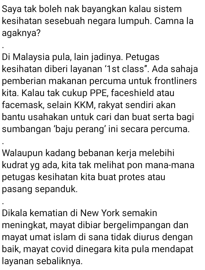 Frontliners Malaysia Dilayan First Class, Negara Lain Nurse Pun Buat Protes