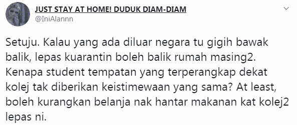 Student Overseas Selamat Pulang, Netizen Harap Pelajar Tempatan Tak Dilupakan