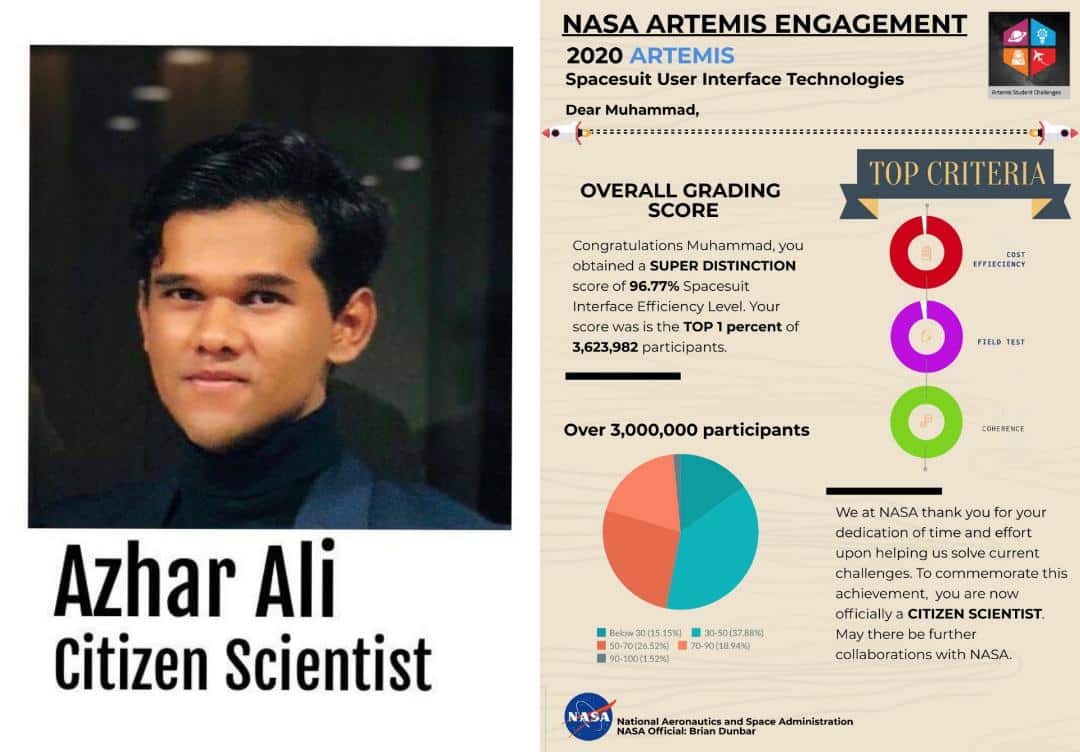 Reka Bentuk Sut Angkasa Lepas, Pemuda Tak Sangka Terima Biasiswa Dari NASA..