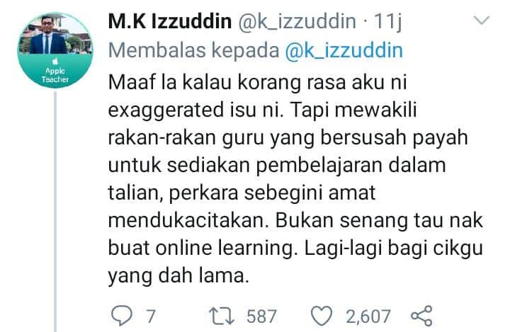 Tak Pernah Usik Homework Sejak Mac, Guru Kesal Murid Mula Hilang Rasa Hormat
