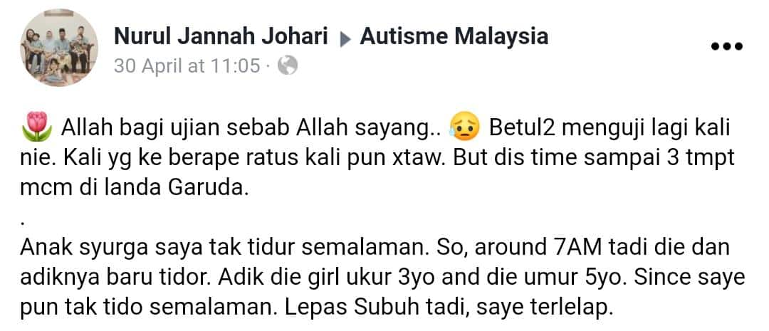 “Beras Habis 1 Tong, Dapur Macam Salji..” – Ibu Kongsi Dugaan Ada Anak Autisme