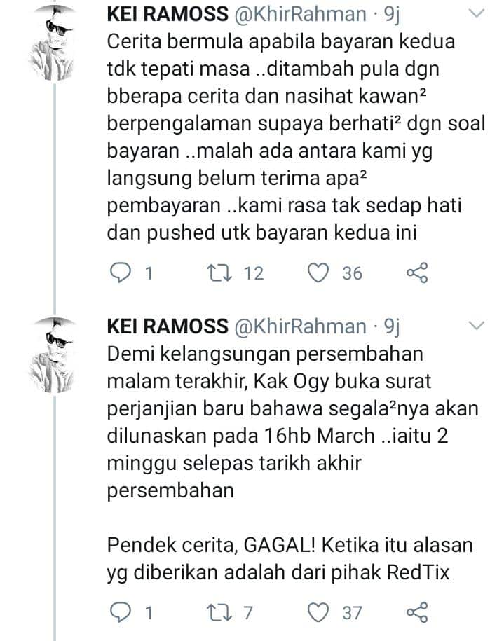 Bertegas Takkan Lari Dari Langsai Hutang, Kini Kak Ogy ‘Blocked’ Ramai Orang