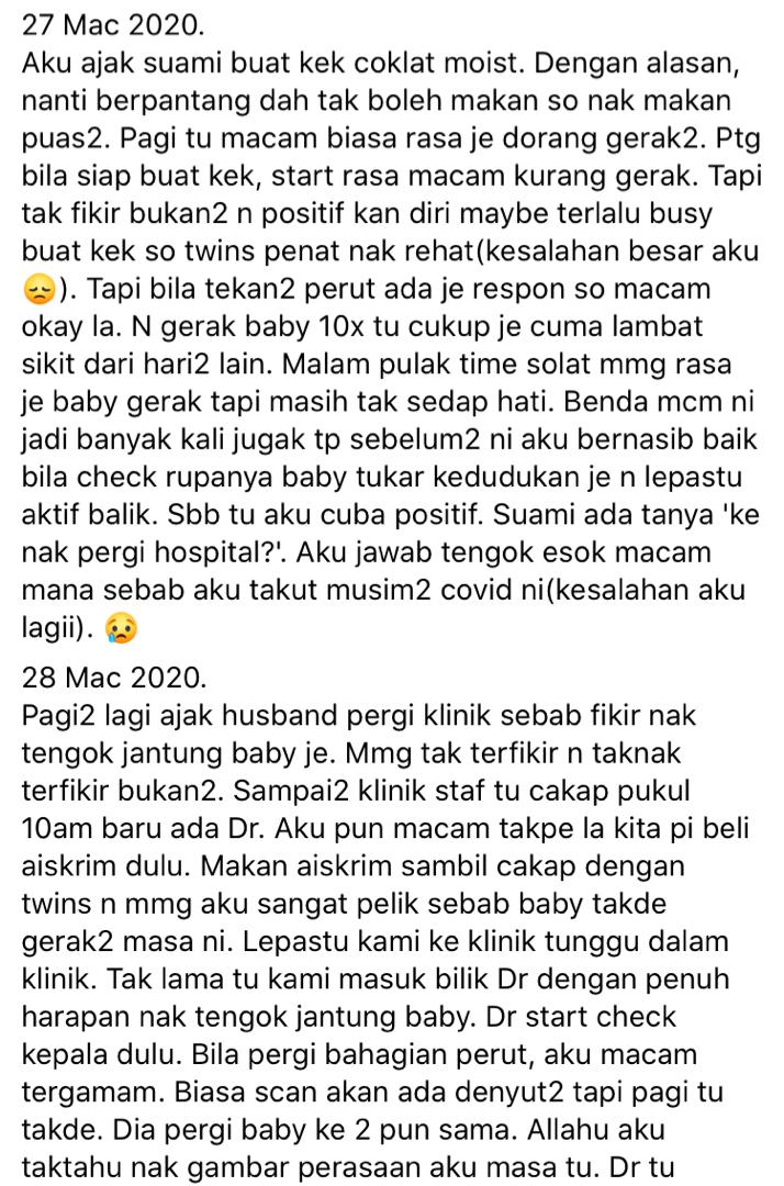 2 Hari Lagi Nak Sambut Baby Kembar, Tapi Allah Uji ‘Ambil’ Semula Serentak