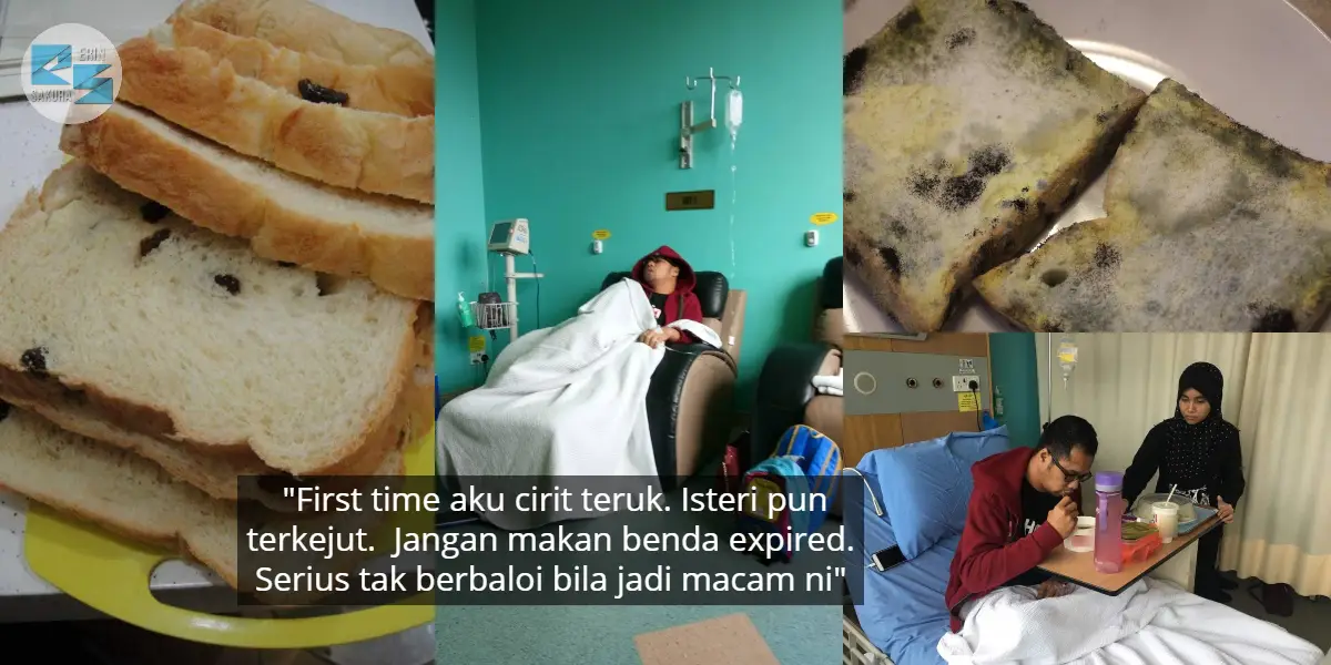 Bedal Roti Expired Sebab Nampak Elok Lagi, Lelaki Serik Lepas Buat Ujian Najis