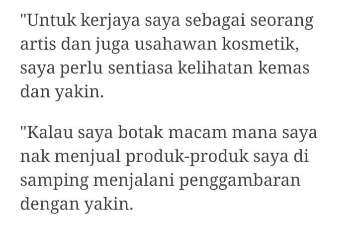 Dikritik Sebab Buat Rawatan Rambut Masa Puasa, Ini Jawapan Zoey Rahman