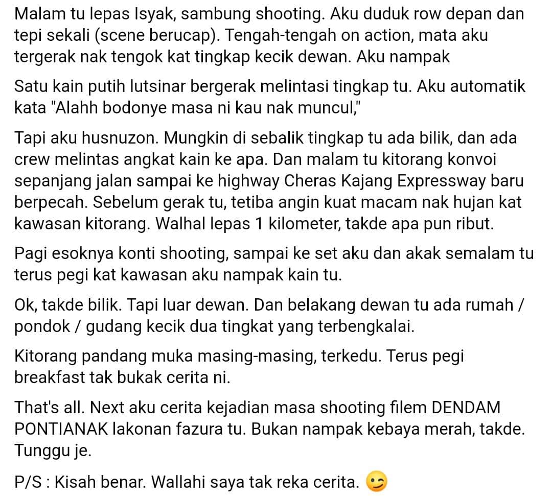 ‘Dia’ Boleh Pula Tumpang Sekaki Posing, Pelakon Extra Diganggu Ketika Shooting