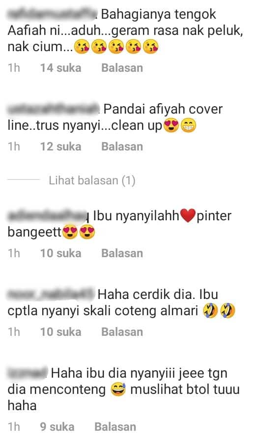 Sempat Ajak Nyanyi Sekali, Gelagat Aafiyah Lepas Kena Marah Memang Comel Habis