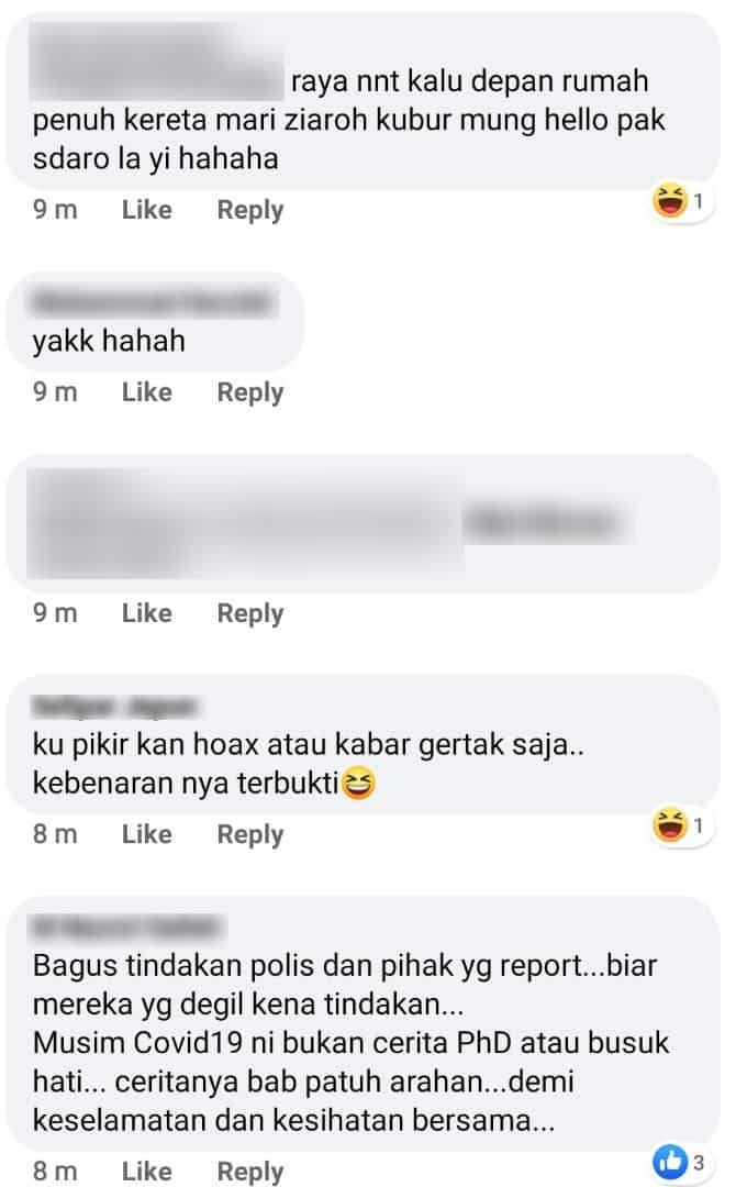 Luar Rumah Penuh Kenderaan, Awas Jangan Sampai Polis Jadi Tetamu Di Hari Raya