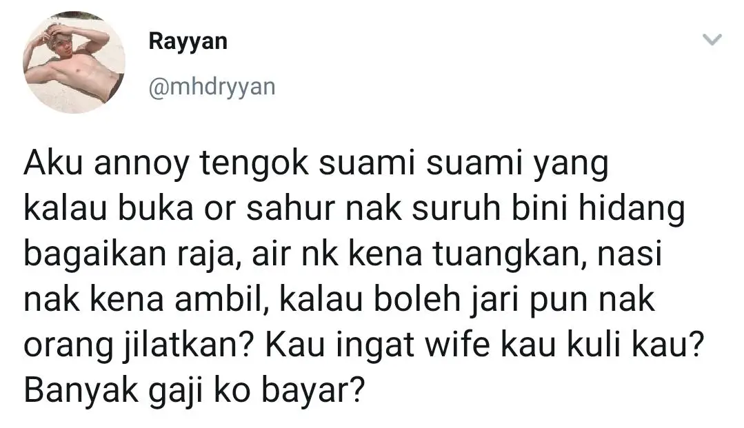 Demand Isteri Layan Macam Raja, Usahlah Guna ‘Tiket’ Syurga Di Tapak Kaki Suami