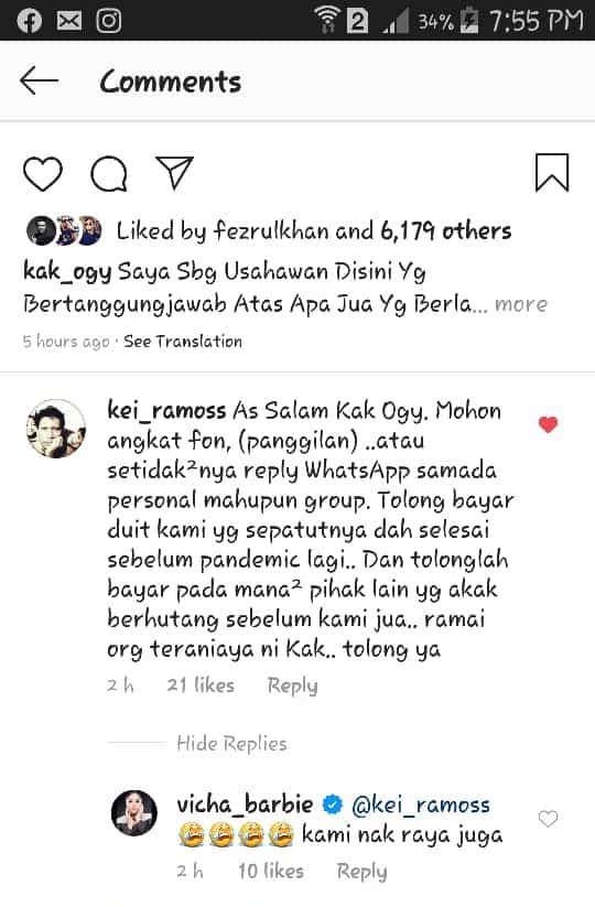 Bertegas Takkan Lari Dari Langsai Hutang, Kini Kak Ogy ‘Blocked’ Ramai Orang