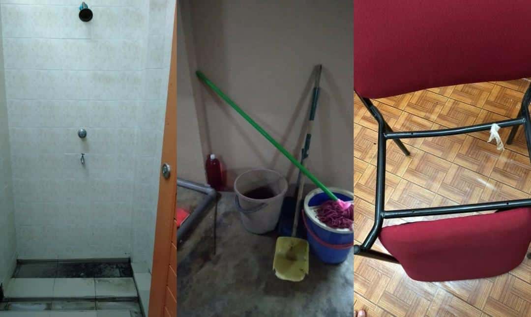 [FOTO] Tandas Berlumut Lendir, Pelajar Kecewa Kenang Situasi Pusat Kuarantin..