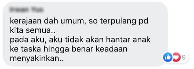 Taska Bakal Beroperasi Bersyarat, Namun Ibu Ayah Masih Paranoid Fikirkan Anak