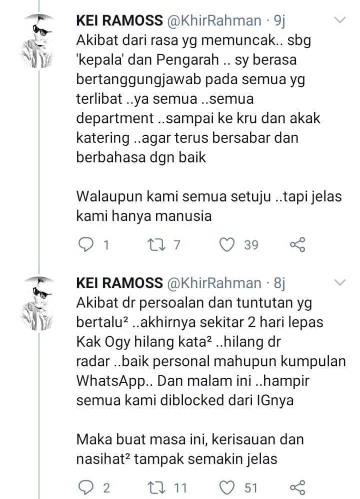 Bertegas Takkan Lari Dari Langsai Hutang, Kini Kak Ogy ‘Blocked’ Ramai Orang