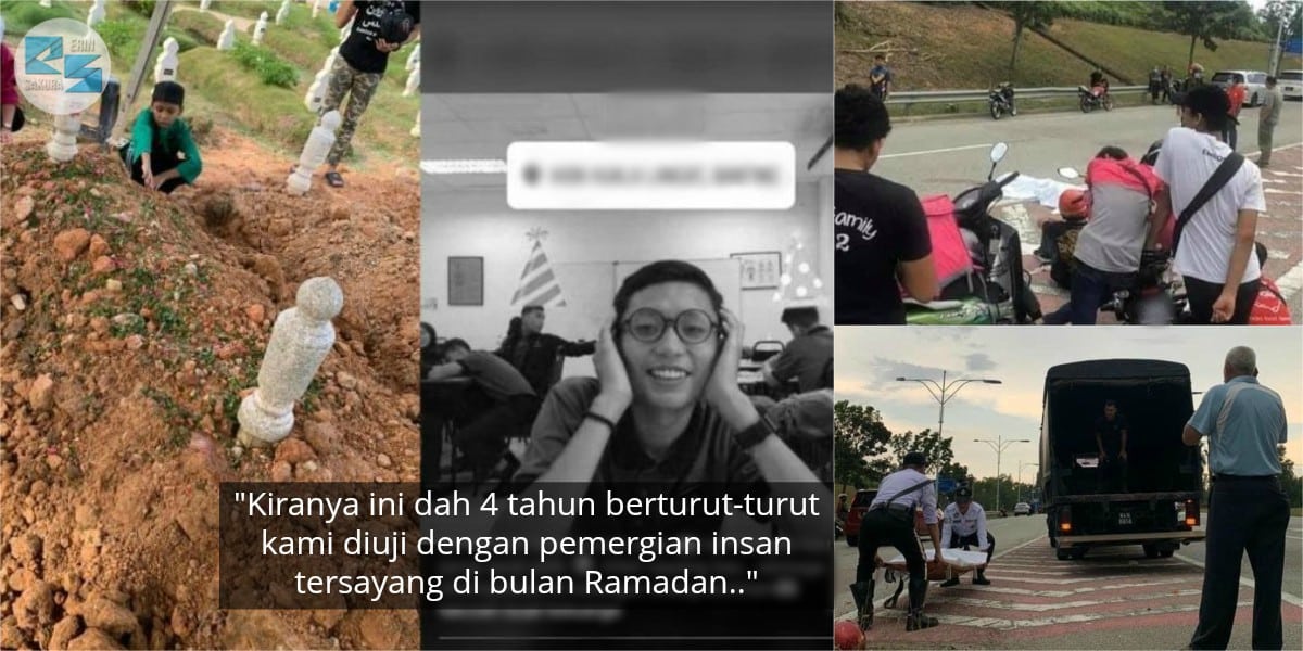 “Cepatnya Allah Ambil”-Lelaki Ajal Dalam Nahas Dihempap Treler, Adik Luah Sebak