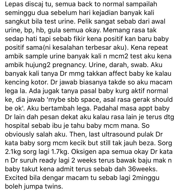 2 Hari Lagi Nak Sambut Baby Kembar, Tapi Allah Uji ‘Ambil’ Semula Serentak