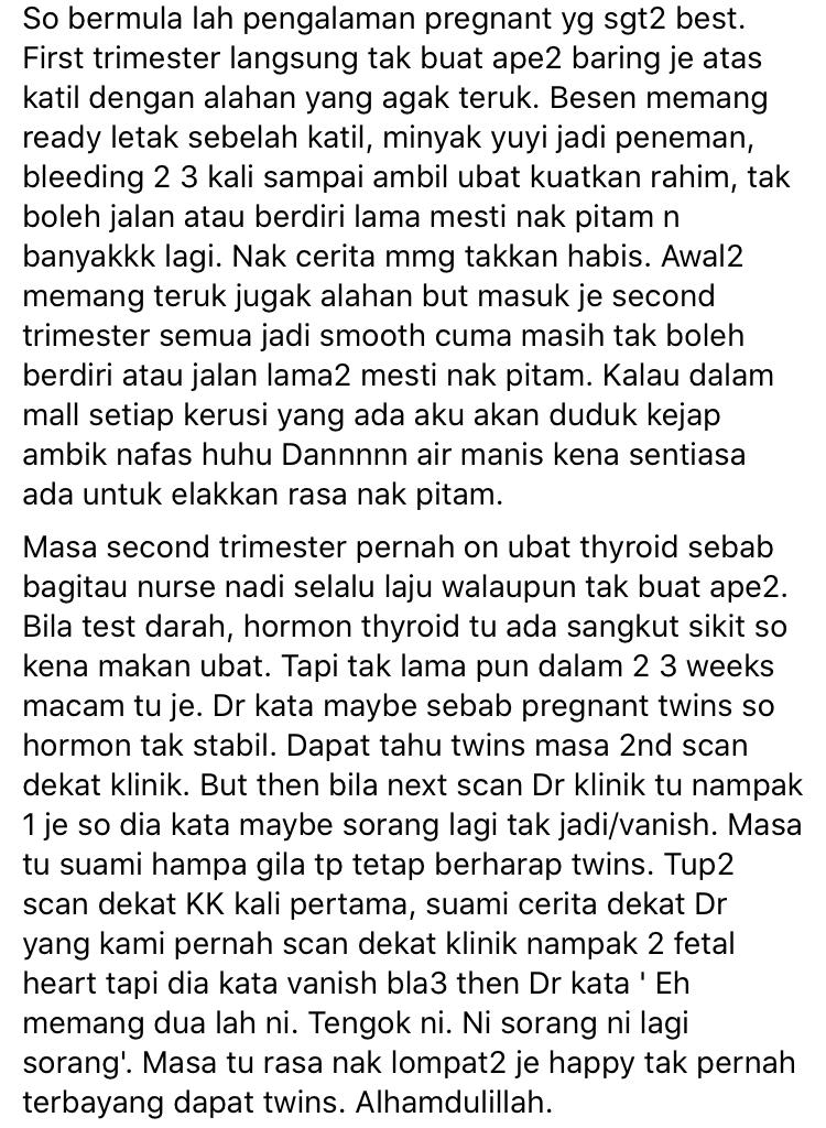 2 Hari Lagi Nak Sambut Baby Kembar, Tapi Allah Uji ‘Ambil’ Semula Serentak
