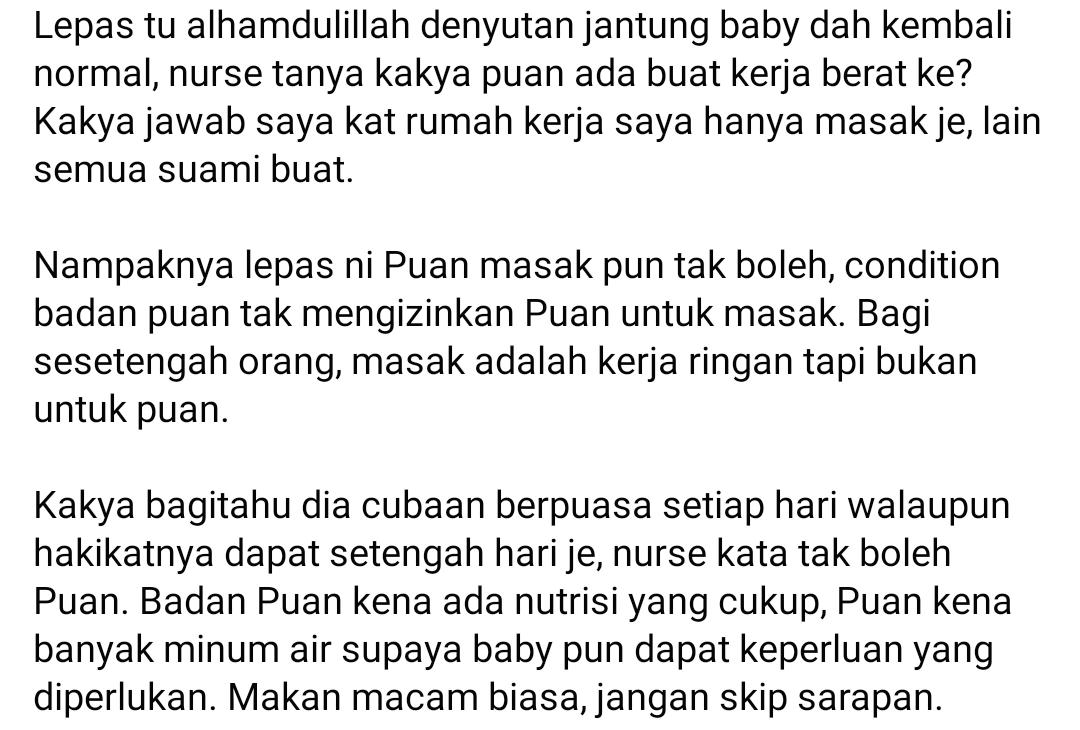 Ibu Cuak Bayi Dalam Perut Langsung Tak Gerak, Bila ‘Checkup’ Nurse Pun Terkejut