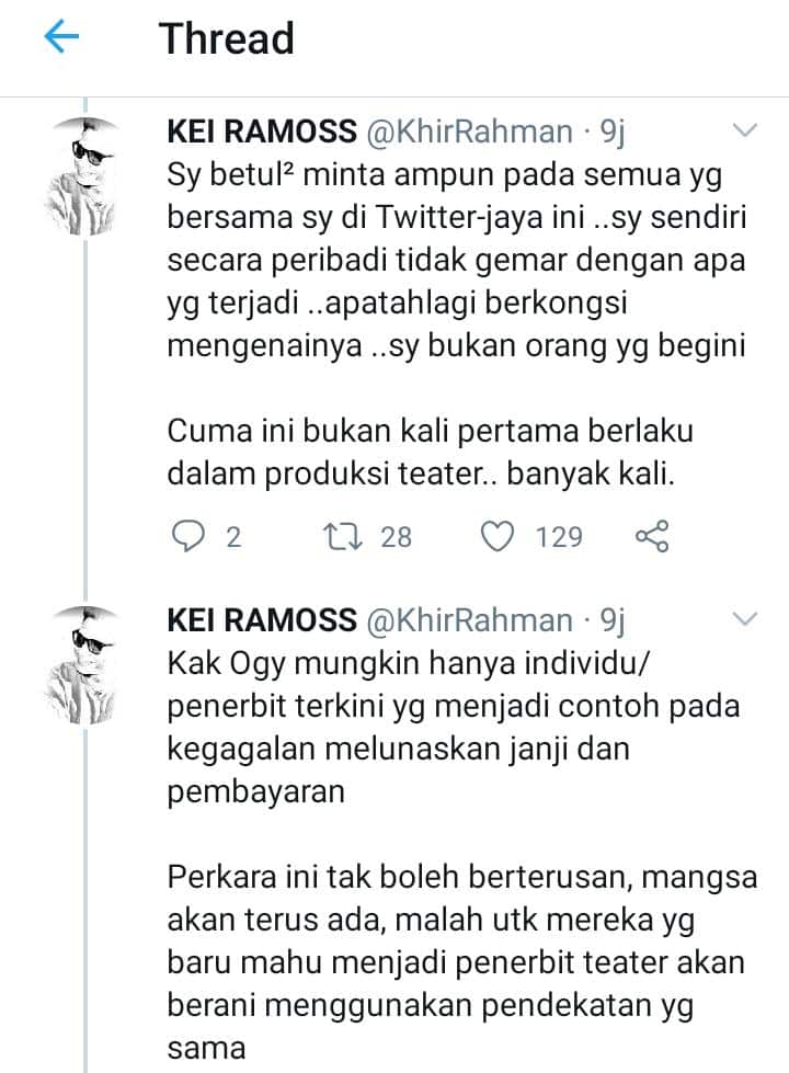 Bertegas Takkan Lari Dari Langsai Hutang, Kini Kak Ogy ‘Blocked’ Ramai Orang