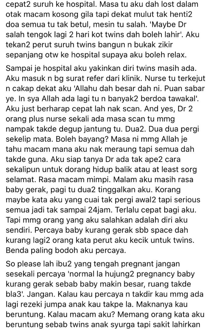 2 Hari Lagi Nak Sambut Baby Kembar, Tapi Allah Uji ‘Ambil’ Semula Serentak