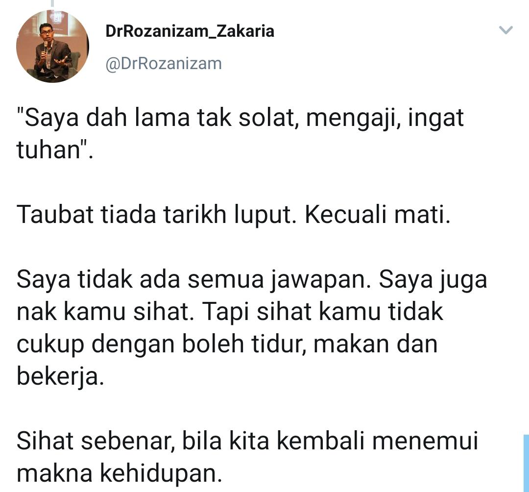 Jangan Terus Tinggalkan Tuhan Kalau Dah Lama Tak Solat, Tapi Teruskan Taubat..