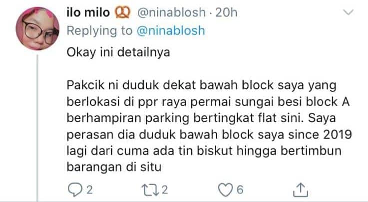 Tak Ada Siapa Berani Dekat, Pak Cik Tua Hidup Daif Setahun Lebih Di Parking PPR