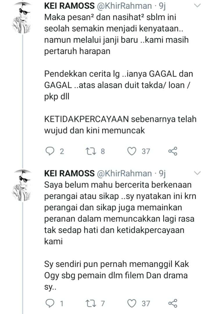 Bertegas Takkan Lari Dari Langsai Hutang, Kini Kak Ogy ‘Blocked’ Ramai Orang