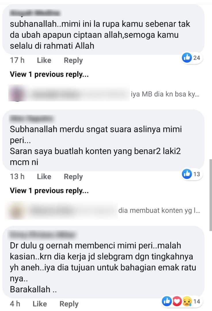 Di Balik Perangai Gila-Gila Mimi Peri, Alunan Bacaan Al-Quran Buat Ramai Kagum