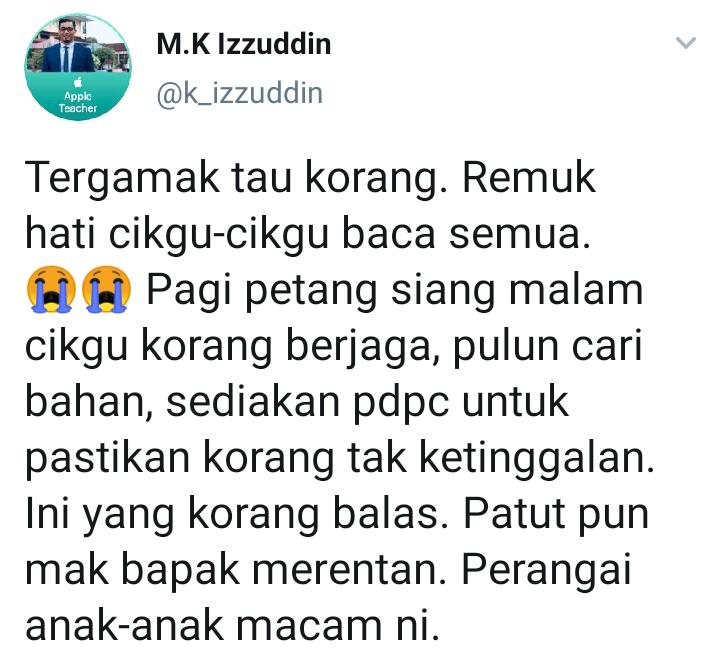 Tak Pernah Usik Homework Sejak Mac, Guru Kesal Murid Mula Hilang Rasa Hormat
