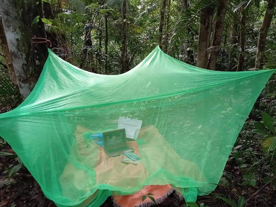 Pergi Pekan Telan Kos Banyak, Giliran Penuntut UPSI Pula Berkelambu Dalam Hutan