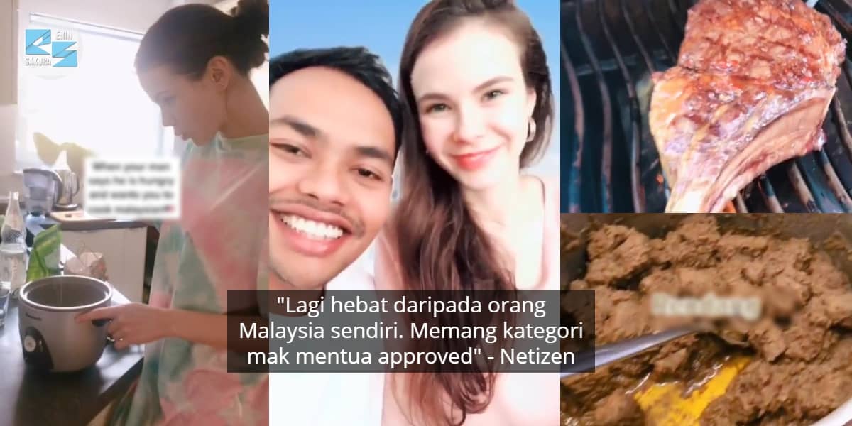 [VIDEO] Rendang Pun Boleh, Wanita Jerman Bijak Pikat Perut Boyfriend Melayu