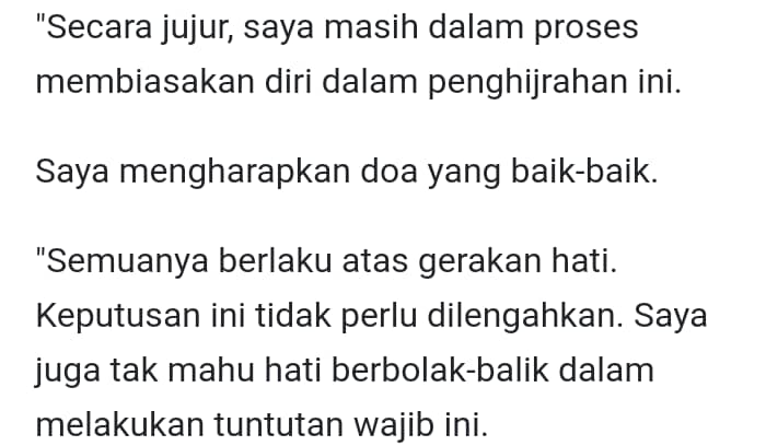 Zara Zya Tolak Job Berlakon Watak Free Hair, Dah Jual Baju Lama & Kini Berhijab