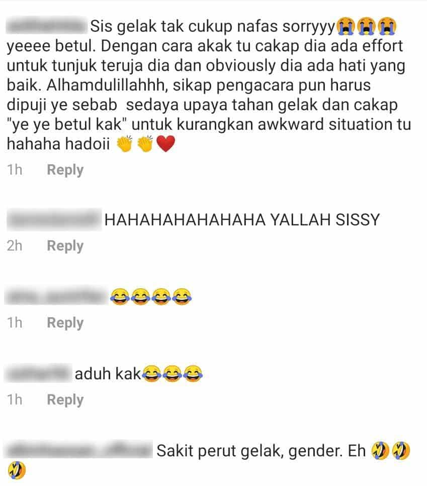 [VIDEO] Tersasul Sebut Nama, Lawak Habis Tengok Sissy Imann Layan Ragam Peminat