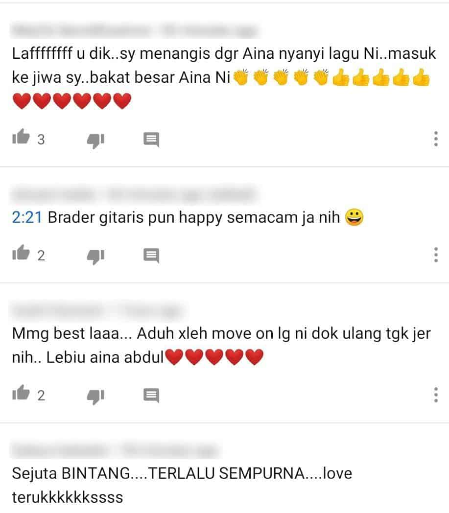 [VIDEO] Nyanyian Menusuk Ke Jiwa, Persembahan Aina Abdul Dipuji Panel Jemputan