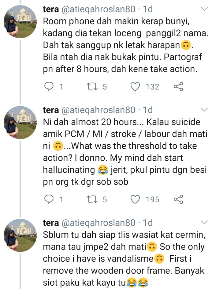 24 Jam Tak Makan Langsung, Gadis Kongsi Detik Getir Terkunci Dalam Tandas Hotel