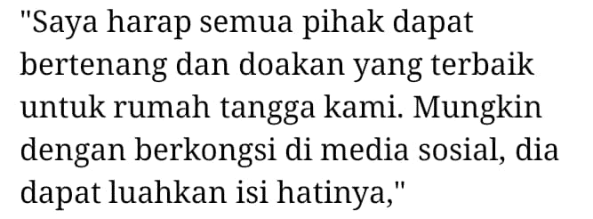 Suami Dakwa Dikhianati Oleh Insan Tersayang? Ini Jawapan Sebenar Nadia Brian