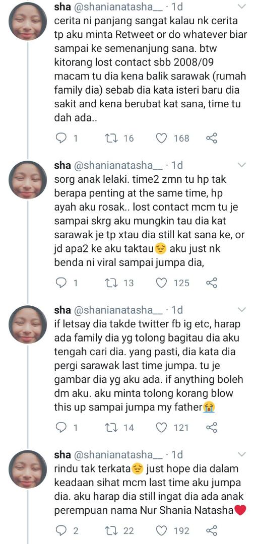 Terpisah Lepas 12 Tahun, Gadis Nekad Guna Kuasa Twitter Cari Ayah Akhirnya..