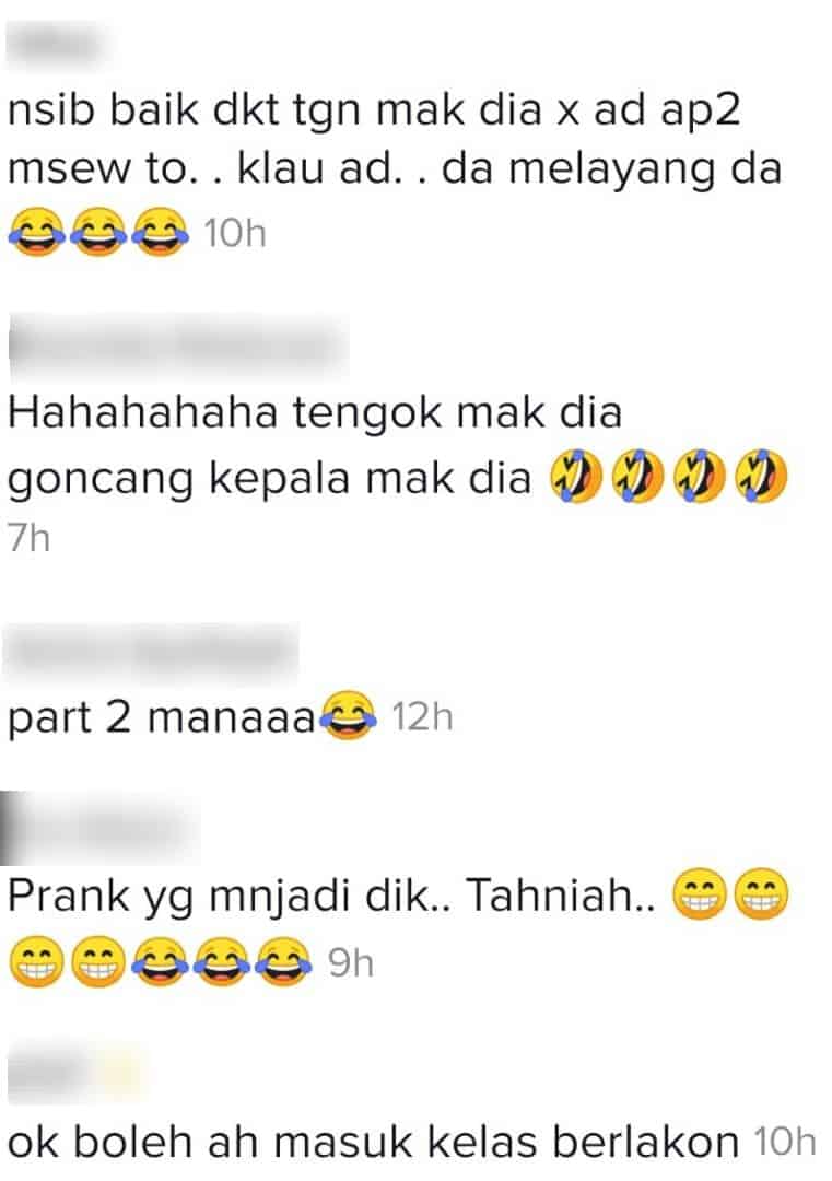 Lucu Kononnya Awek Hamil, Tak Pasal-Pasal Tahan Telinga Lepas Prank Ibu Sendiri