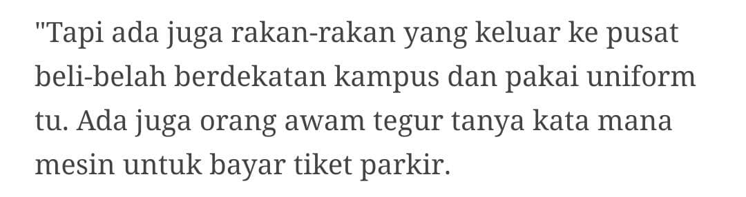 Gambar Pakai Uniform Hitam Putih, Tak Sangka Respons Bekas Guru ‘Win’ Habis..
