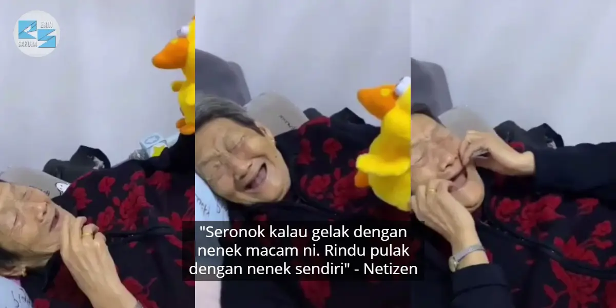 Teruja Main Di Taman Tema Air, Babak Nenek Jatuh Pelampung Jadi Viral
