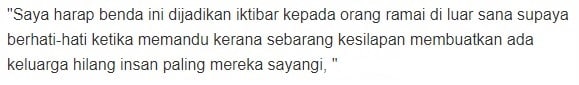 Tak Sanggup Hadap Soalan Anak, Balu Anggota TLDM Akui Sukar Maafkan Suspek..